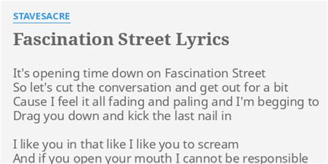 fascination street lyrics